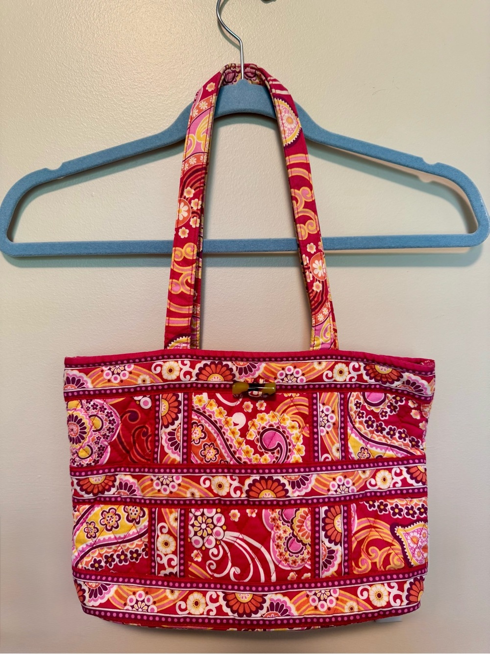 Vera Bradley Raspberry Fizz tote